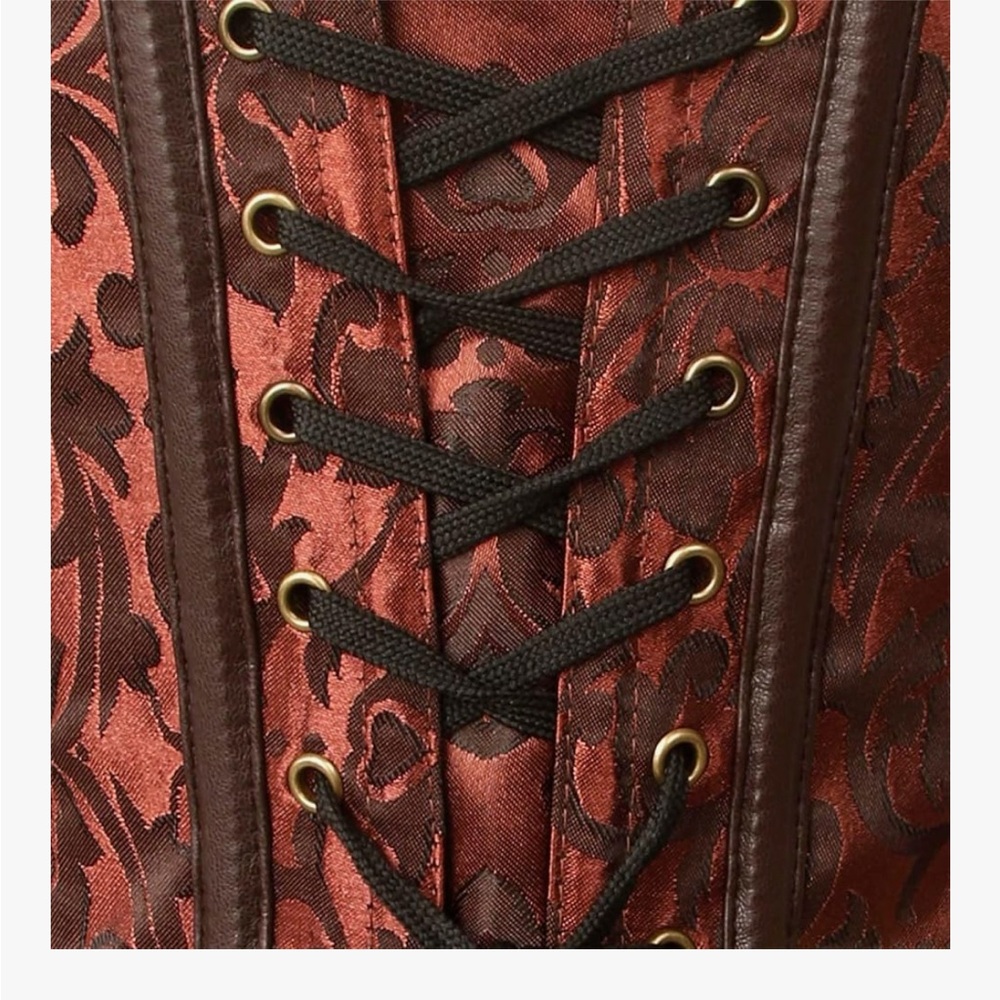 Brown Corset with Chain Details - Picture 5 of 13